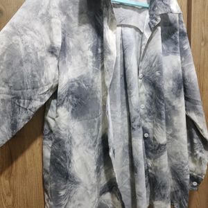 Grey Watercolor Effect Shirt