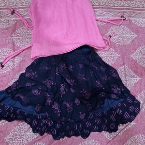 Girls Clothing Skirt & Blouse