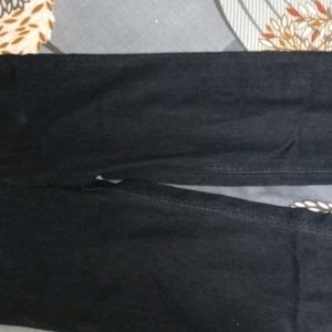 Women Black Wide Leg Jeans