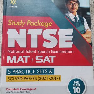 Study Package NTSE MAT+SAT. 5 practice Sets & More