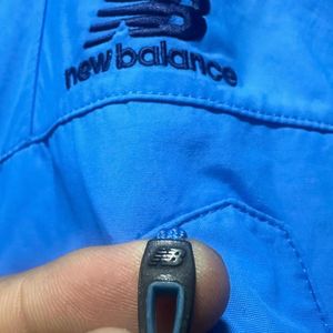 New Balance Blue Hooded Windcheater