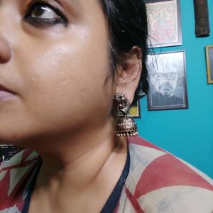 Antique Look GS Peacock Jhumka