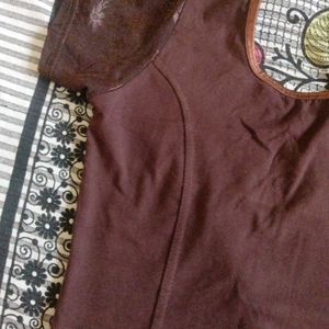 New Elastic Stretchable brown Readymade Blouse