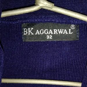 Women School Blue Sweater