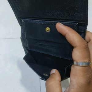 Black leather Wallet