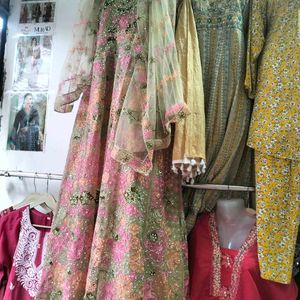 New Standard Pakistani Gown Dress Ne