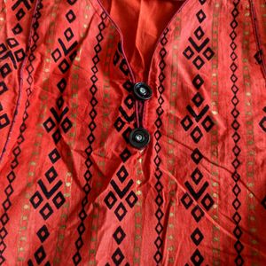 Red Kurta Suit