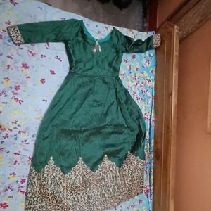 Green Party Gown Dress