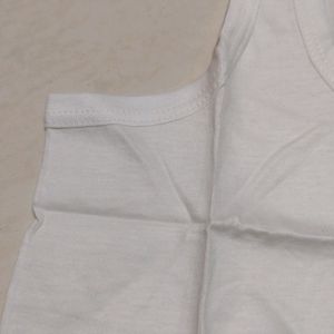 Boys Vest White Colour