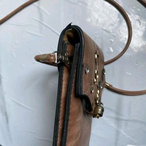 Brown Leather Slingbag