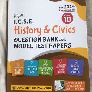 GOYALS HISTORY AND CIVIS QUESTION BANK (CLASS 10)