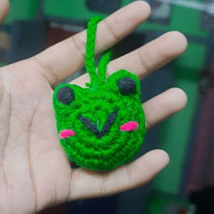 Crochet Pig And Frog Keychain ❤️🐷☘️🐸