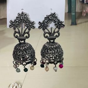 Jhumki, hair clips, earrings Combo