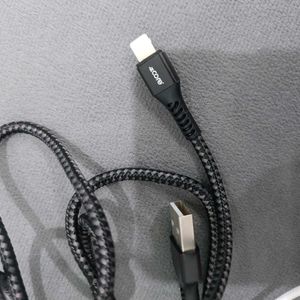 1 Earphone +  I Phone Charging Cable.