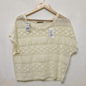 Trendy New Cream Top For Women