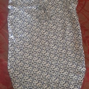 White Printed Top For girls