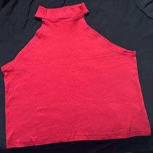 Red Crop Top