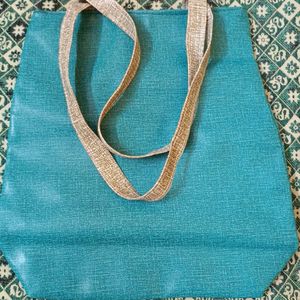 New Tote Bag - Teal Colour