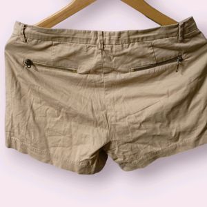 Women Golden Shorts