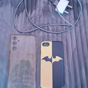 I Phone 7 Back Case, Lightning ChargingCable