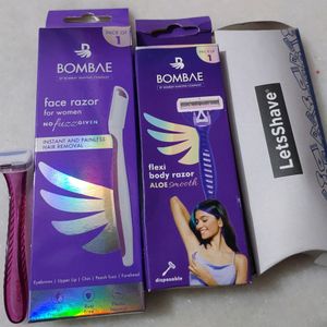 Kit Of Razors & Sheet Masks