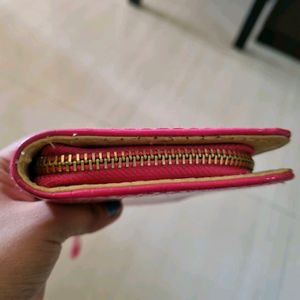 Hot Pink Wallet Or Purse