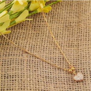 Diamond Love Heart Shape Daily wear Necklace