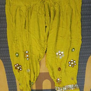 Lime Color Salwar,