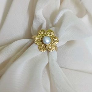 Original Pearl Brass Ring