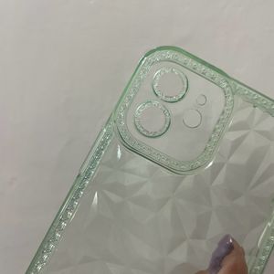 Light Green Translucent iPhone 12 Back Cover