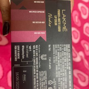 Lakme Little Matte Thing Nudes Lipsticks