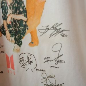 Bts T-shirt And 7 Photocards