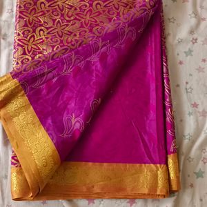 Silk Saree With Beautiful Designs