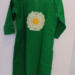 Kurta Set With Churidar Pajama