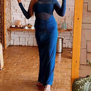 Blue Bodycon Dress