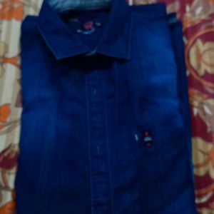 Mens Shirt Denim Blue 💙