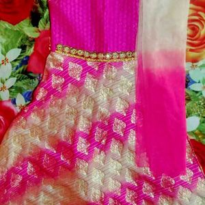 Gown With Dupatta