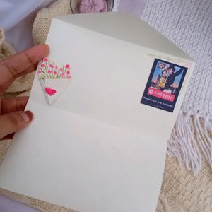 handmade letter card with Spotify music (Lana Del)