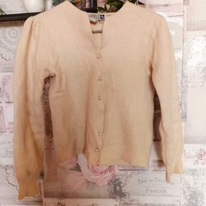 Cream Color Cute Cardigan