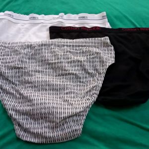 WAIST 28/30 COMBO 3 Branded Man Briefs