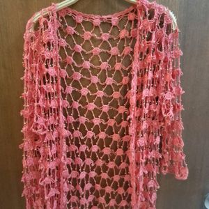 Netted Cardigan