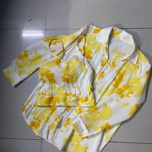 Printed Shirt with Inner Combo