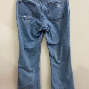 Dnmx Straight Fit Ankle Length Jeans