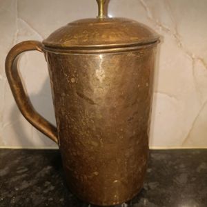 Pure Copper Handmade Hammered Water Jug