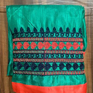 Embellished Cotton Silk Saree