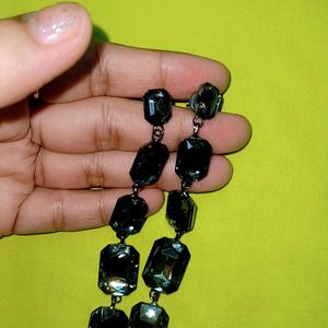 Black Dimond Earring