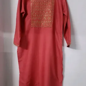 Peach Kurti