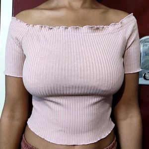 Shein, Pink Crop Top