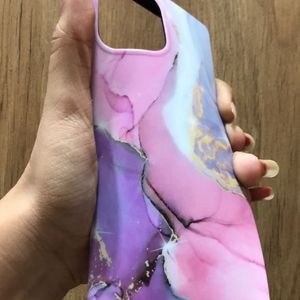 IPhone 12 Pro Max Pink Marble Look Phone Case