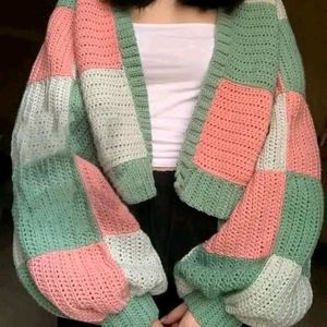 Crochet Patchwork Cardigan